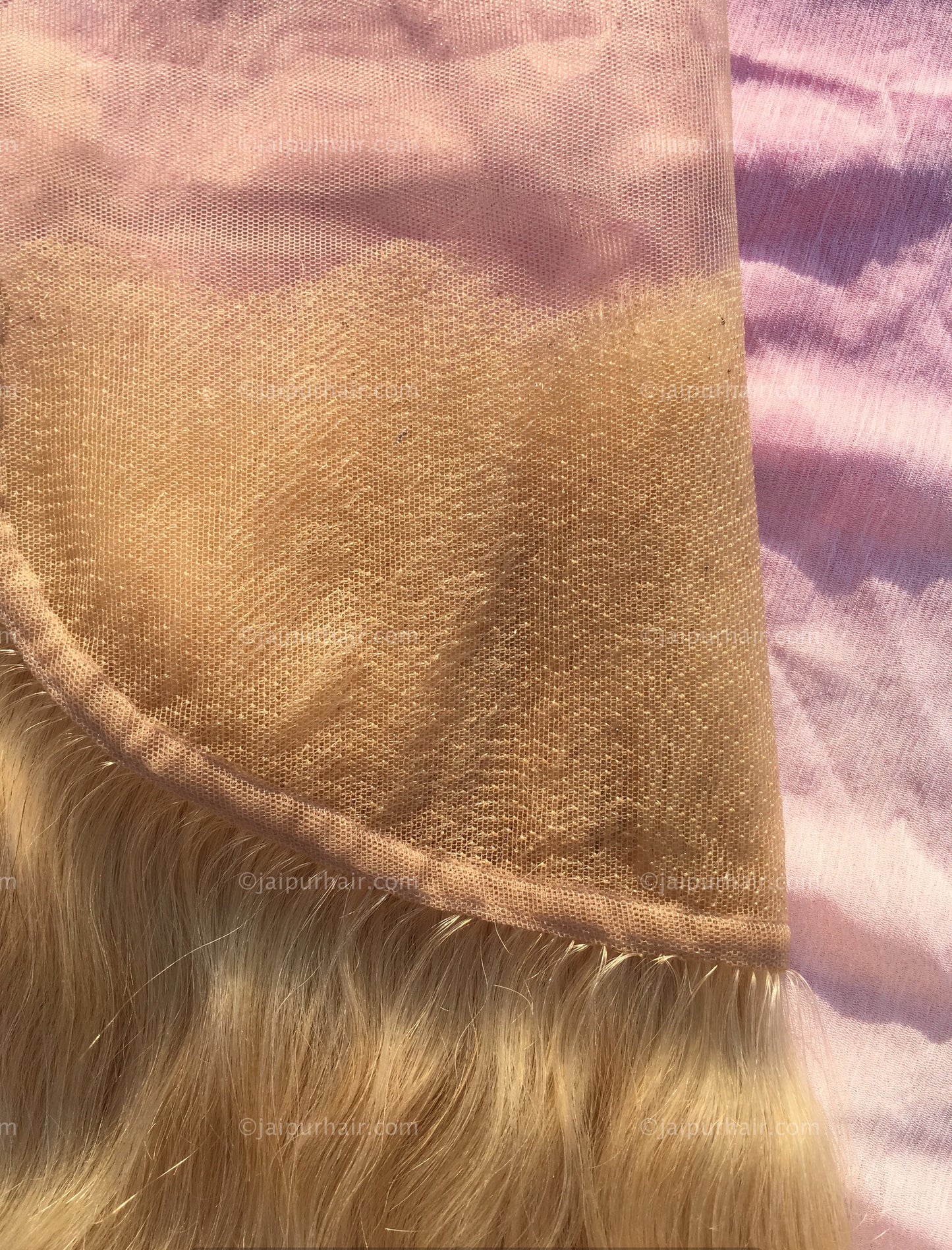 Blazin' Blonde #613 Wavy Indian Lace Frontal - Raw Indian Hair, Virgin Hair Extensions, Jaipur Hair