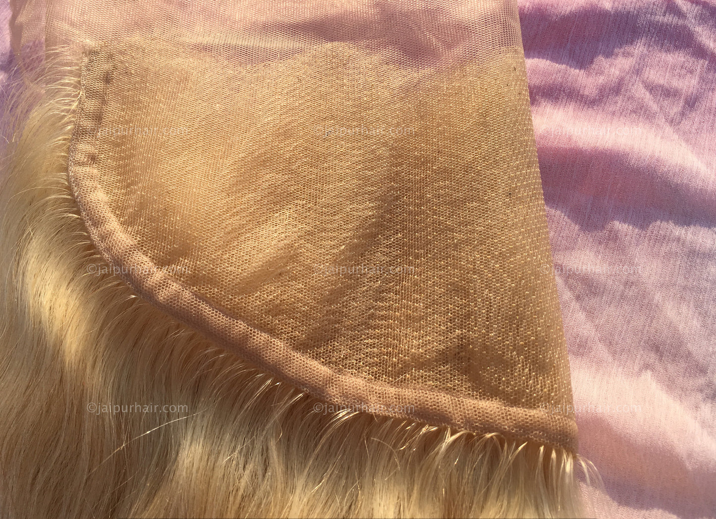 Blazin' Blonde #613 Wavy Indian Lace Frontal - Raw Indian Hair, Virgin Hair Extensions, Jaipur Hair