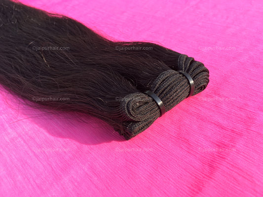 Hype Relaxed Remy Straight Bundle - Raw Indian Hair, Virgin Hair Extensions, Jaipur Hair
