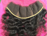 Raw Indian Curly Lace Frontal - Raw Indian Hair, Virgin Hair Extensions, Jaipur Hair