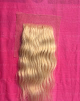 Blazin' Blonde #613 Wavy Indian Lace Closure - Raw Indian Hair, Virgin Hair Extensions, Jaipur Hair