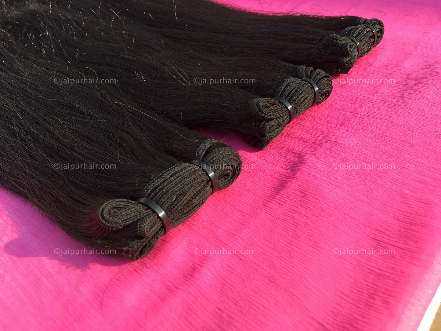Hype Relaxed Remy Straight Bundle - Raw Indian Hair, Virgin Hair Extensions, Jaipur Hair