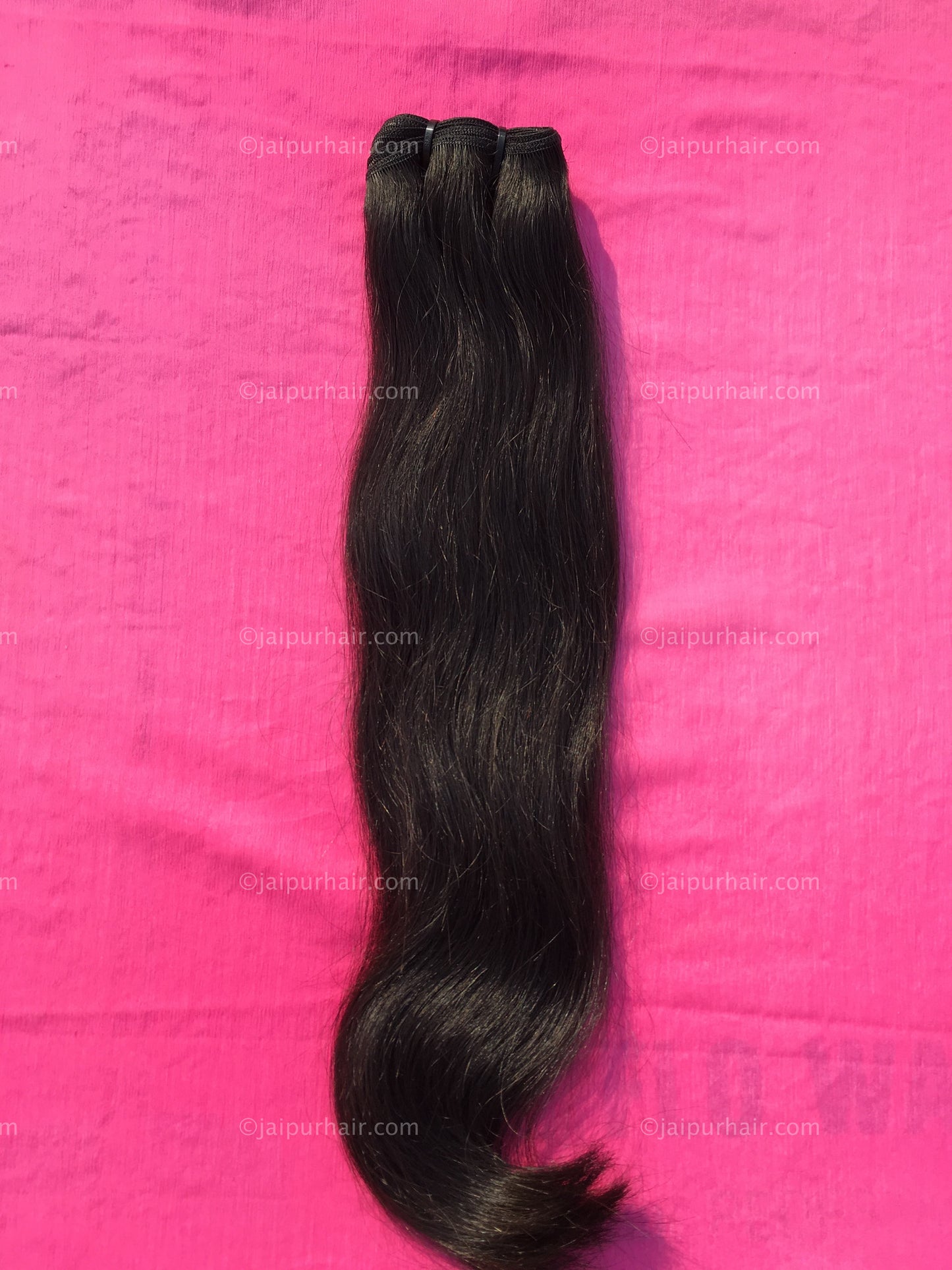 Hype Relaxed Remy Straight Bundle - Raw Indian Hair, Virgin Hair Extensions, Jaipur Hair