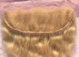 Blazin' Blonde #613 Wavy Indian Lace Frontal - Raw Indian Hair, Virgin Hair Extensions, Jaipur Hair