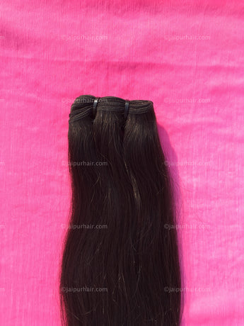 Hype Relaxed Remy Straight Bundle - Raw Indian Hair, Virgin Hair Extensions, Jaipur Hair