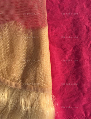 Blazin' Blonde #613 Wavy Indian Lace Frontal - Raw Indian Hair, Virgin Hair Extensions, Jaipur Hair