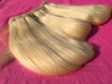 Blazing Blonde Indian Straight Bundle - Raw Indian Hair, Virgin Hair Extensions, Jaipur Hair