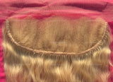 Blazin' Blonde #613 Wavy Indian Lace Frontal - Raw Indian Hair, Virgin Hair Extensions, Jaipur Hair
