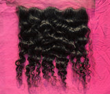 Raw Indian Curly Lace Frontal - Raw Indian Hair, Virgin Hair Extensions, Jaipur Hair